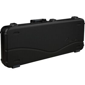 0996171306 Fender Deluxe Molded Acoustasonic Case Black Grey Plush