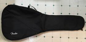 Fga119 Fender Gig Bag Acoustic Guitar Dreadnaught Sized Zip Case