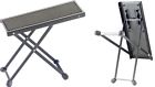 Fos-b1 Bk Stagg Guitar Foot Stool Rubber Padding Black Adjustable Height