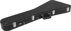 2135847 Gator Flying V Deluxe Wood Case Color Black With Carrying Handle