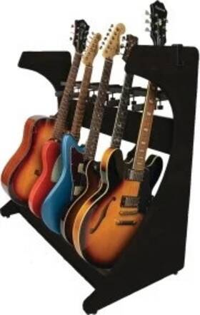 Gator 716408561691 Elite Five Electric/acoustic Guitar Rack - Black