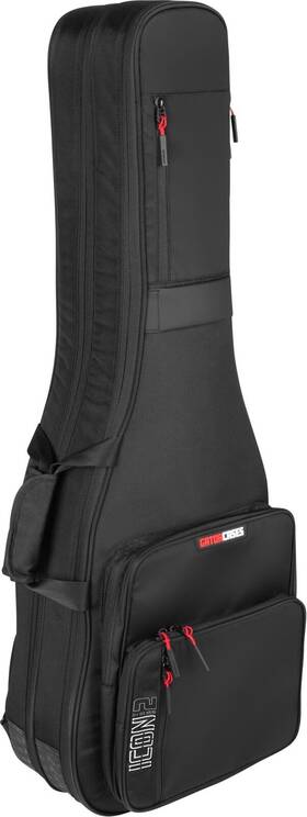 Gator 716408567747 Icon Take Two Series Electric Guitar Gig Bag - Black