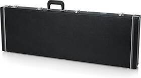 Gator 744110881226 Cases Deluxe Wood Case For Bass Guitar Fits Standard Style Jazz And Percisi