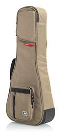 Gator Cases Transit Series Tenor Ukulele Gig Bag Tan Exterior Gt-uke-ten-tan