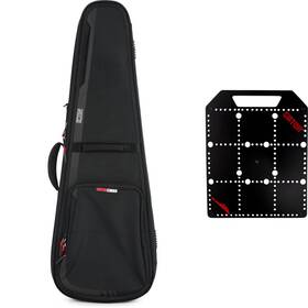 Giconelecbn1 Gator Icon Series Electric Guitar Gig Bag With Pocketboard - Black