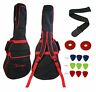Gb12mm-v41-bk-rd Junhao Inch Waterproof Dual Adjustable Shoulder Strap Acoustic Black With