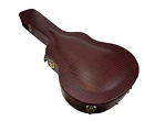 Gcsh35-bgs Solo Style Hardshell Guitar Case Brown Faux Gatorskin