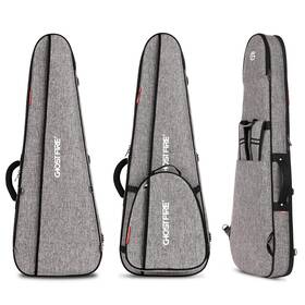 Ghostfire 740107395394 High-end Electric Guitar Gig Bag Super Thick Fit St/tl Lp/sg An Expansion Pa