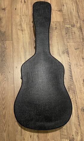 D-14f Gibson Dreadnought Acoustic Hard-shell Case Black 3-ply 445 Olive Drab