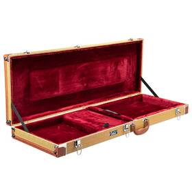 Glarry 680811509338 St Deluxe Electric Guitar Hard Shell Case Portable Square