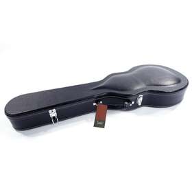 Glarry 972670510410 High Grade Electric Guitar Hard Case Microgroove Bulge Surface Black