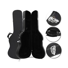 Glarry Straight Flange Portable Guitar Case Flat Surface St Electric