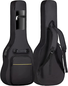 Gleam Acoustic Guitar Gig Bag 0.35 Inch Sponge Padding Fit 39-41 W