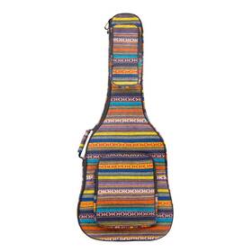 Glenmi 791256020187 40 41 Inch Acoustic Guitar Case Gig Bag With 3d Pockets Neck Protector Pillow