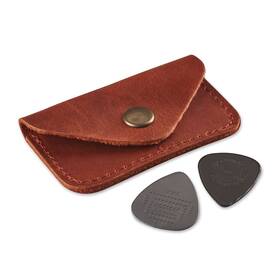 Gmakin 643690907657 Leather Guitar Pick Holder Case Bag Plectrum P