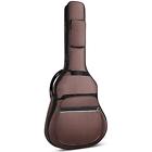 Guitarbag41inbrn Flexzion Acoustic Classical Guitar Bags Cases Gig Bag 810651032349