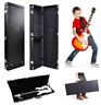 H154225xvohk5231 Unbranded Universal Square Electric Guitar Hard Case Wooden 701823547252