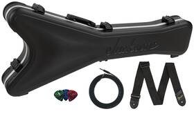 Jackson 840262231657 King V/rhoads Multi-fit Molded Case With Instrument Cable