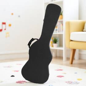Jt-42266142 Juhomiee Electric Guitar Hardshell Case St-style - Lockable Padded Flat Surface Black