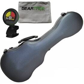 Kala 607595977825 Hc-char-t Abs Tenor Ukulele Hard Case Charcoal With Cloth And Tuner