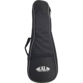 Kala Standard Soprano Ukulele Gig Bag Gray Piping Logo