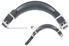 L-3703-blk Ohio Travel Bag Dlx Leather Replacement Case Handle Side Buckle