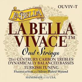 La Bella 656295093311 Ouviv-t Vivace Oud Strings Turkish Tuning 24-43