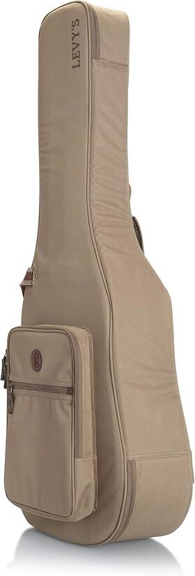 Leathers 744759679994 Deluxe Gig Bag For Dread Guitars With Padded Backpack Straps And Large
