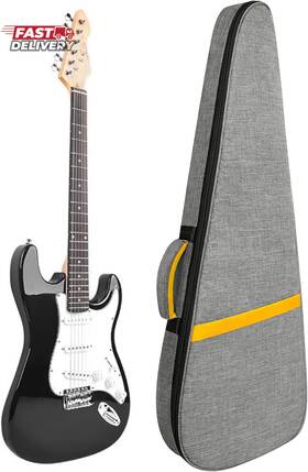 Letsrock 313037029051 38 40 41 Inch Electric Guitar Gig Bag Case With 0.5 In