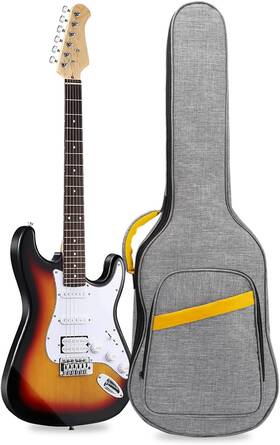 Letsrock 313101073041 38 40 41 Inch Electric Guitar Bag Case Gig With 0