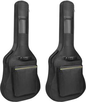 Mdvora 445044693666 Guitar Bags 2 Pack Gig Bag 38 40 41 Inch Electric Case Water