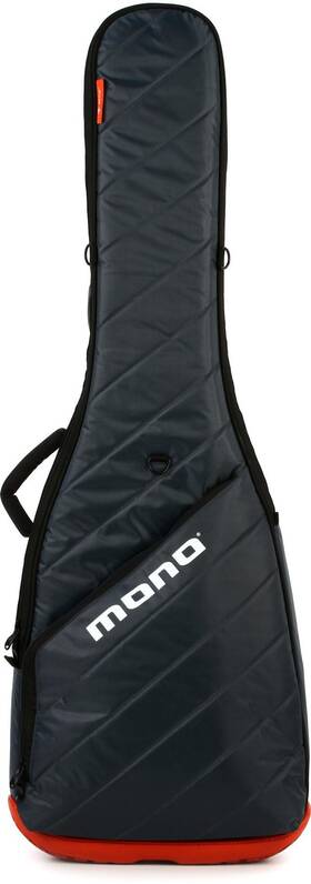 M80-veb-gry Mono Vertigo Electric Bass Hybrid Gig Bag - Steel Grey