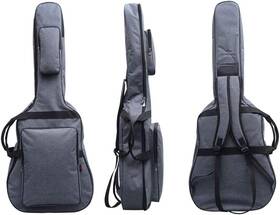 Moonembassy 313113149109 Jumbo Guitar Gig Bag Thickening And Waterproof 42 Inch 43 Acoustic Grey