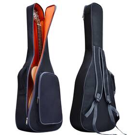 Moosiker 762716174177 36 38 Inch Acoustic Travel Guitar Case Soft Thick Padding Waterproof C