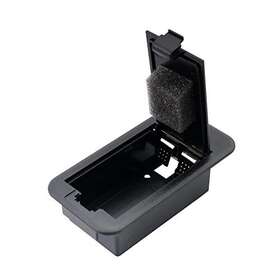 Musiclily 194296000995 Pro Active Guitar Bass 9-volt Battery Box Case Holder Compartment Cover Black