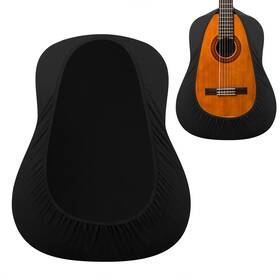 Us-1-ms-yqb-0005-002 Musiin Premium Black Stretchy Fabric Guitar Cover Portable Sleeve Dust Protec