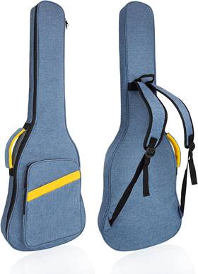 Muzn12-blue Electric 313015519512 Muznote Guitar Bag Case Padded Gig
