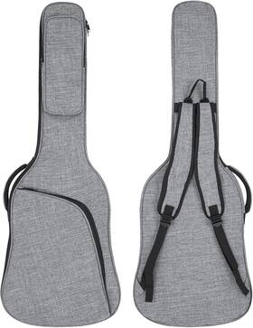 Muztop 313032628631 39 Inch Electric Guitar Bag Soft Case 11 Mm Thick Padded