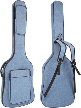 Muztop 445056399396 Bass Guitar Bag 7mm Padding Gig Padded Soft Electric Guita