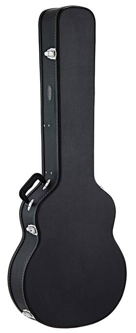 Ortega Guitars 840553025187 Acoustic Bass Guitar Economy Hardshell Case 15 Mm Velvet Padding Black