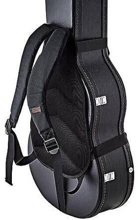 Ortega Guitars 840553029611 Hardshell Case Deluxe Backpack Straps With Ergonomic Back Cushion-carry Your Har