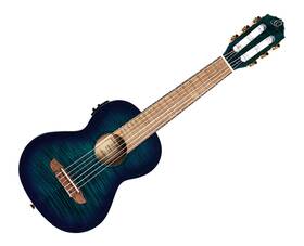 Rgle18blf Ortega Guitars Mini/travel Series A/e Guitarlele With Bag Blue Fade Used