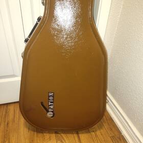 L1gjoh350c Ovation Brown Hard Case For Acoustic Guitar