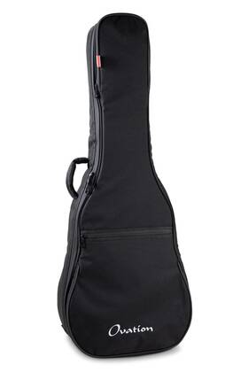Ov213.200 Ovation .ov213.200 Mid/deep Bowl And 12-string Guitar Gig Bag With Back Strap - Black