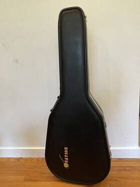 Ov351.400 Ovation .ov351.400 Guitar Hard Case For Mid/deep/12-string Acoustics Black
