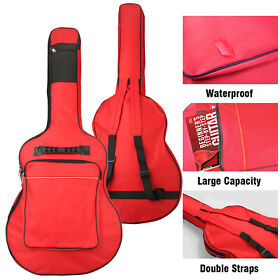 8050035bk Oxford Padded Electric Bass Guitar Gig Bag Acoustic Case With Backpack Straps Us