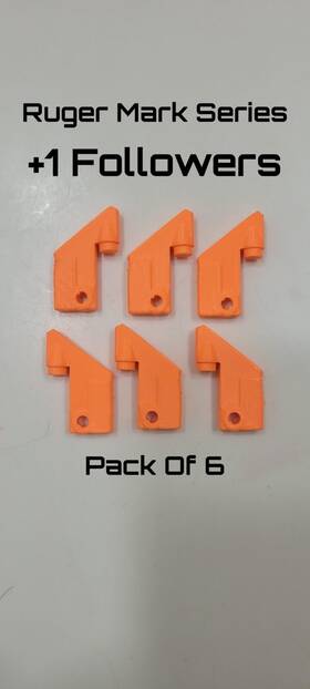 6598 Panda Printing 6 Ruger Magazine 1 Follower High Visibility Mark Mk Ii Iii Iv 22/45 Improved