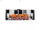 Pm1gra Postal Monkey Psycho Graffiti Electric Guitar Hardshell Case Tuner
