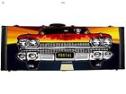 Postal Monkey Cadillac Hotrod Flames Hardshell Electric Guitar Case