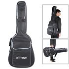 Pzw8759137585681ck Ammoon Acoustic Guitar Double Straps Padded Soft Case 635946675779